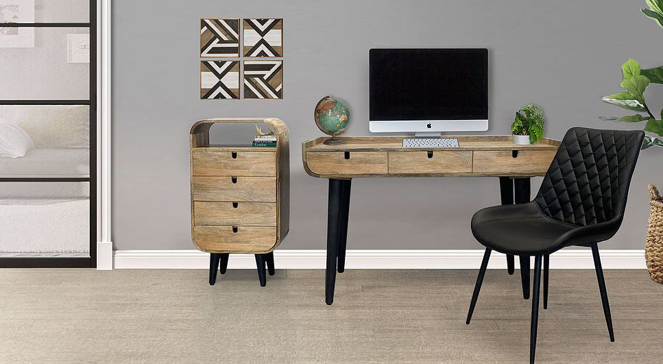 Taja Console/Desk w/Black Legs