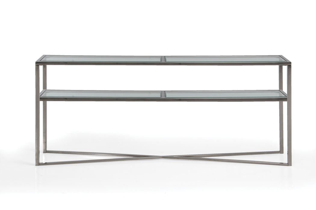 Cross Over Large Console Table