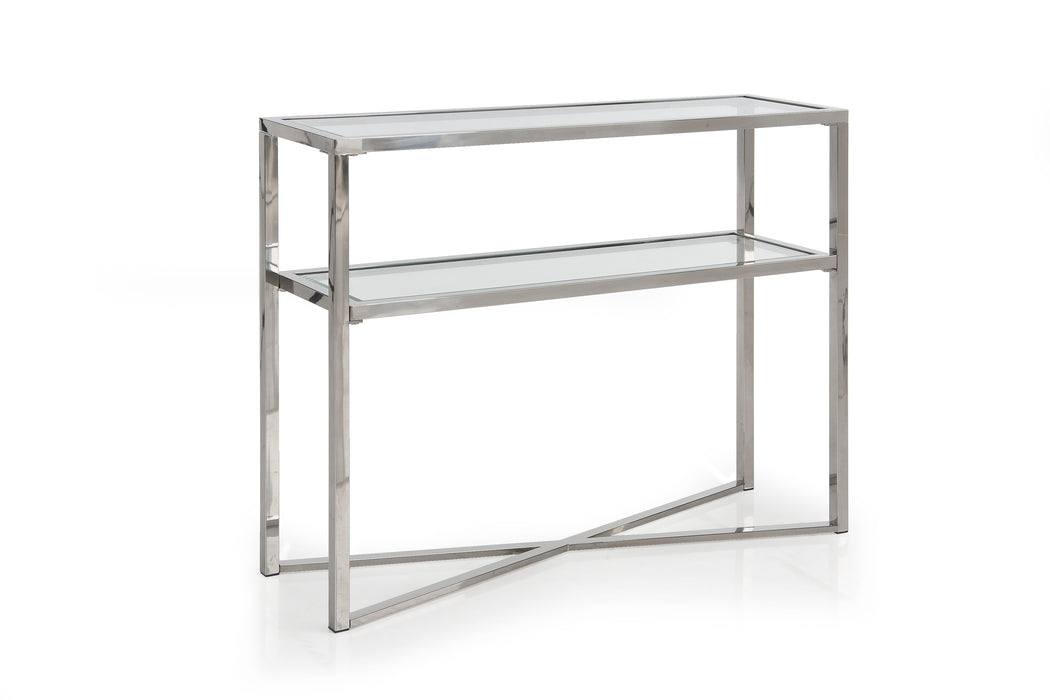 Cross Over Small Console Table