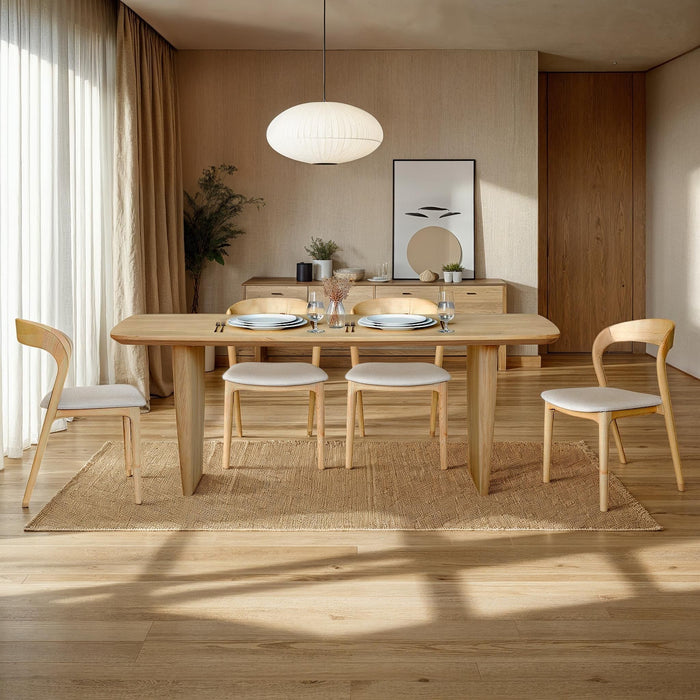 Rotondo Dining Chair - Natural Frame