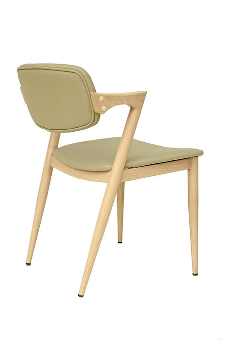 Brera Metal Dining Chair (Beige)