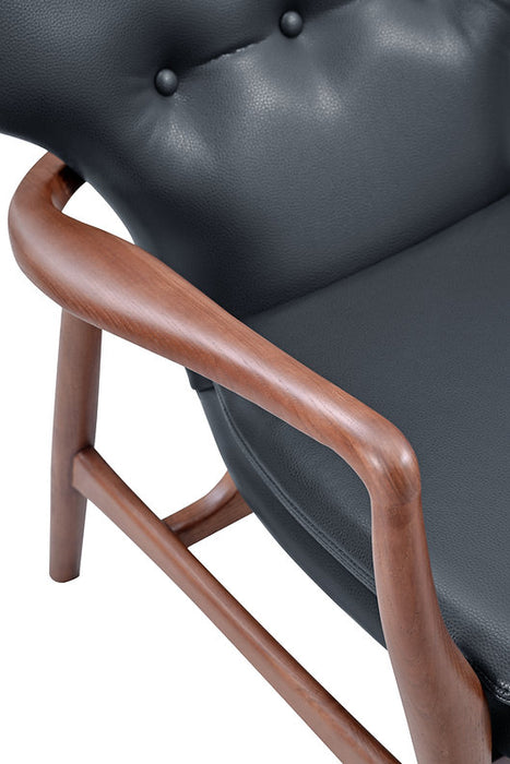 Patrik Leatherette Lounge Chair