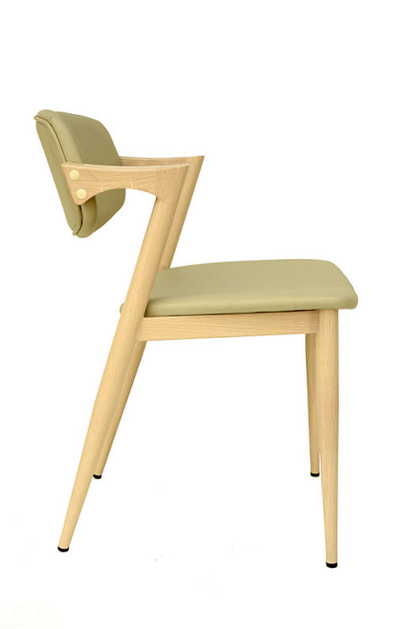Brera Metal Dining Chair (Beige)