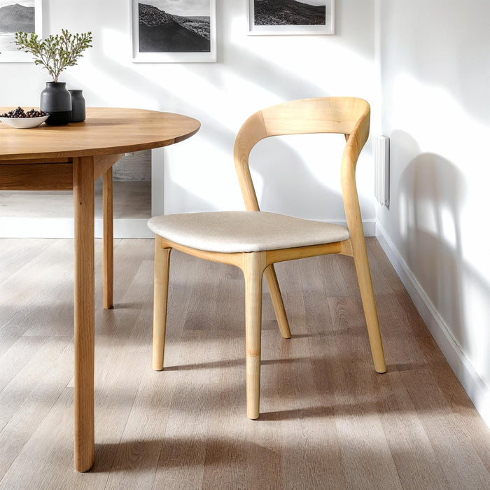 Rotondo Dining Chair - Natural Frame