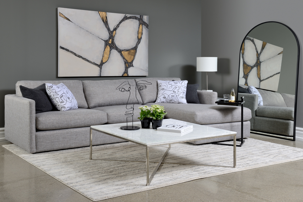 2068 Malibu 2 Pc. Sectional (Colour Not As Shown)