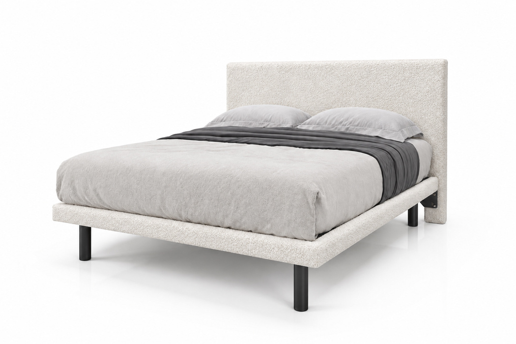 Ennis Double Bed w/Reflexx Platform (Snow)