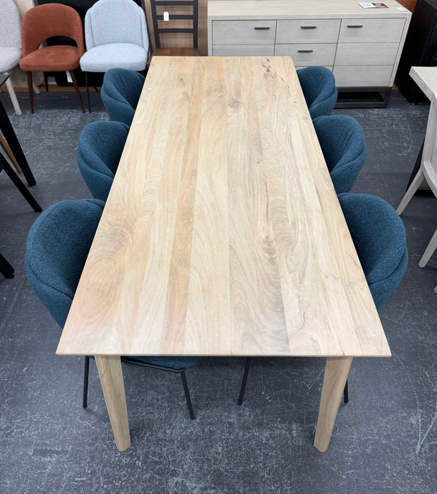 Kenzo 84" Dining Table w/ 6 Dining Chairs