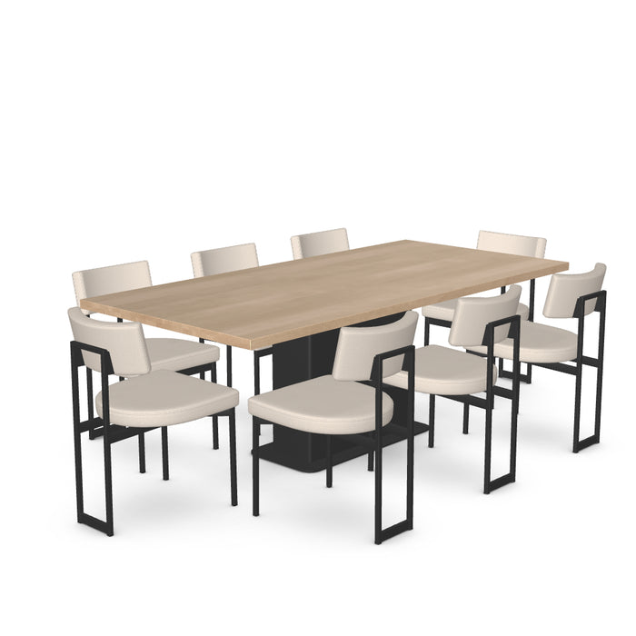 Lucarelli Dining Table w/ 6 Lucas Dining Chairs
