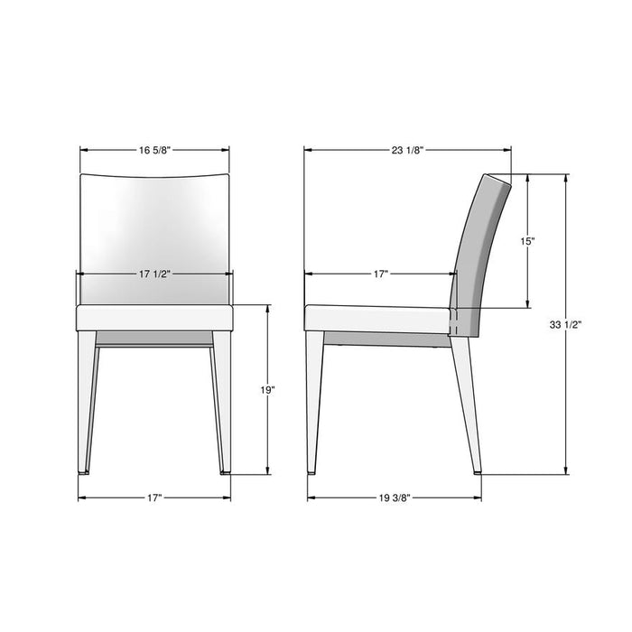 Zoom Dining Table w/ 6 Pedro Dining Chairs