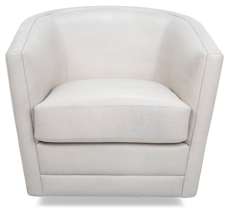 2693 Swivel Leather Chair