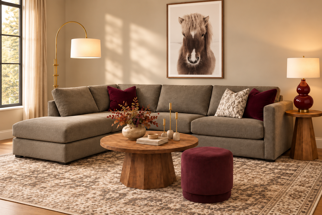 Malibu Fabric Sectional Suite