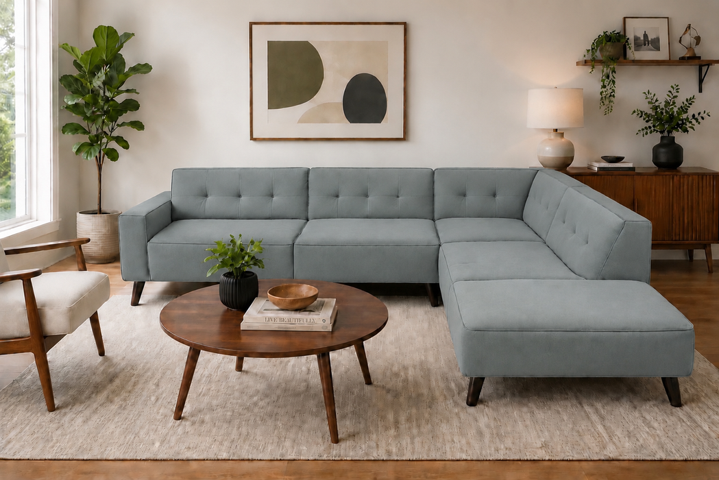 2638 2 Pc. Sectional (RHF Chaise)