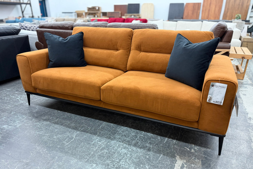 2030 Sofa & Leather Loveseat