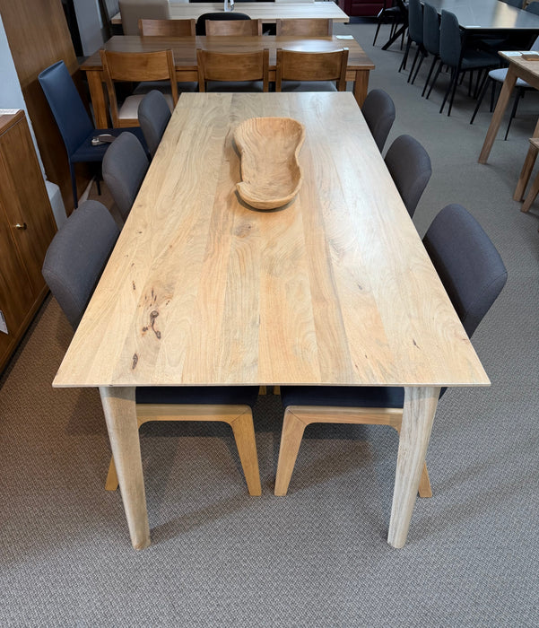 Kenzo 84" Dining Table w/ 6 Dining Chairs