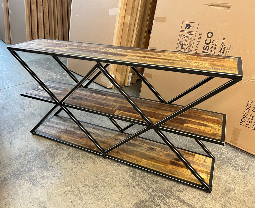 Vintage Two-Tier Console Table