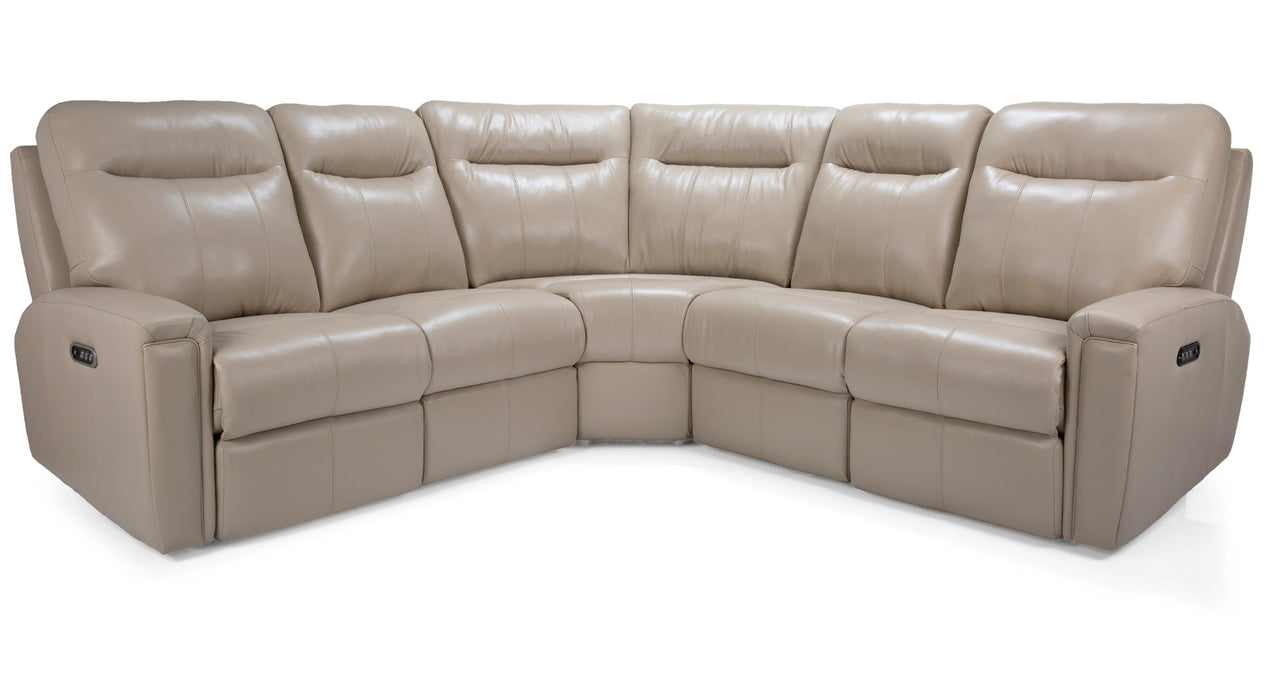 8520 Leather Sectional