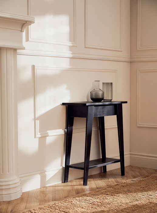 Collier End Table in Vintage Black Finish