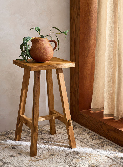Artisan Teak Counter Stool