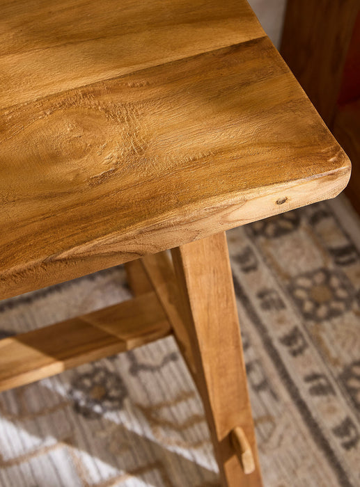 Artisan Teak Counter Stool