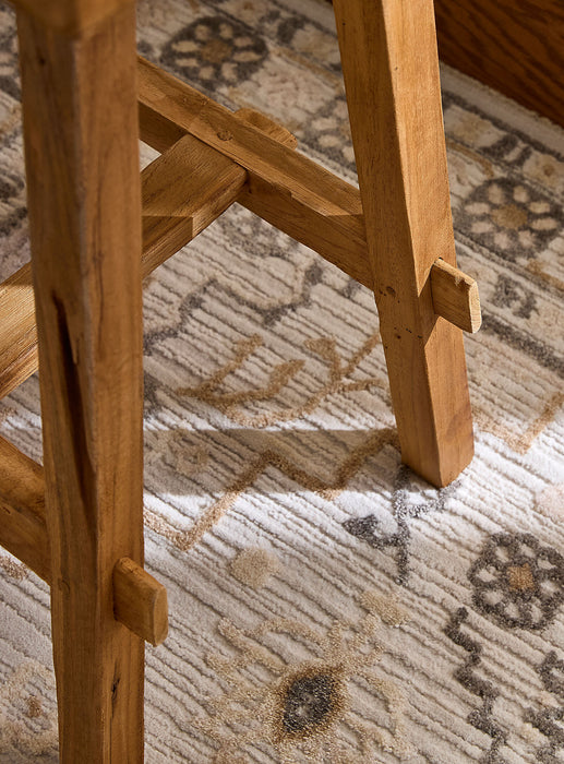 Artisan Teak Counter Stool