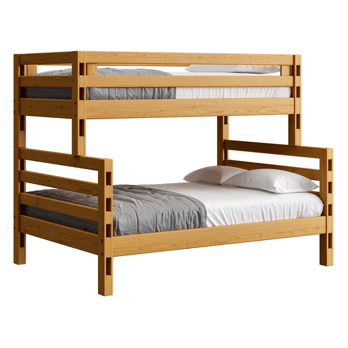 39"/54" Ladder End Bunk Beds in Classic Finish