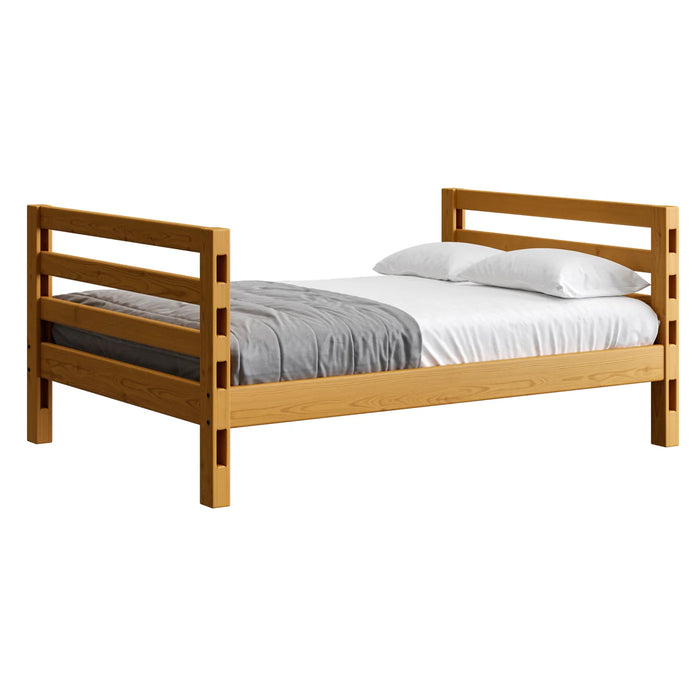 39"/54" Ladder End Bunk Beds in Classic Finish