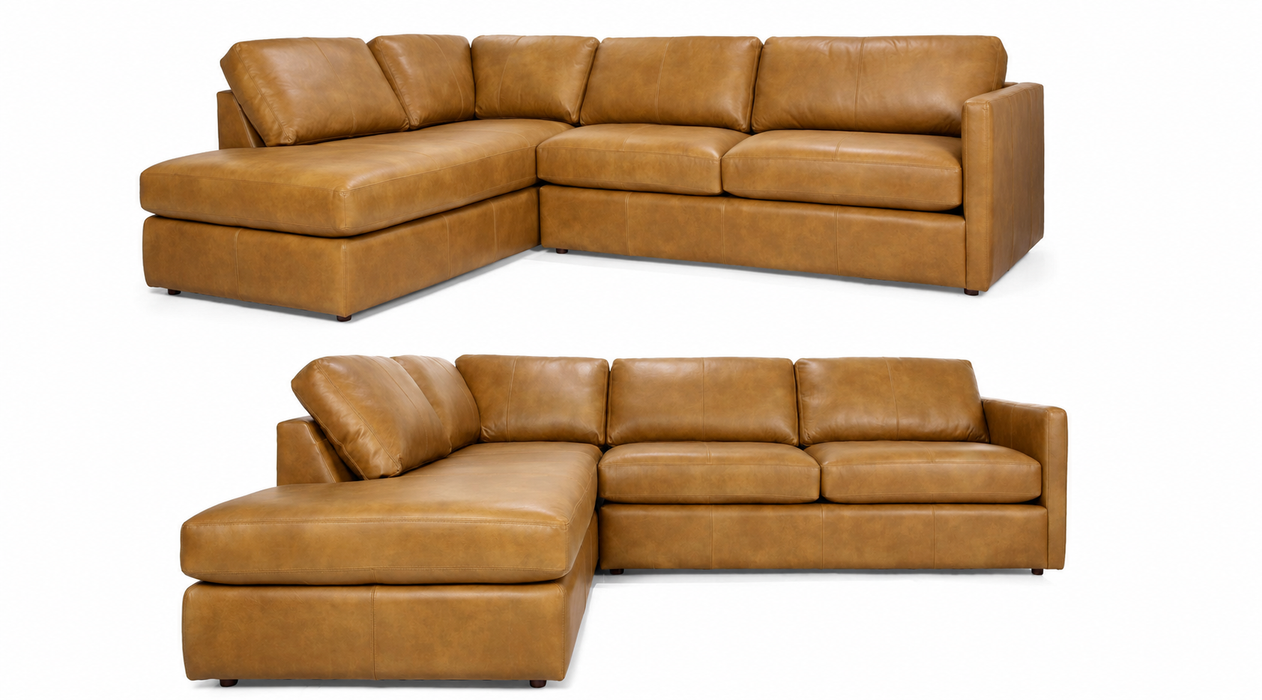 3068 Malibu Leather Sectional Suite