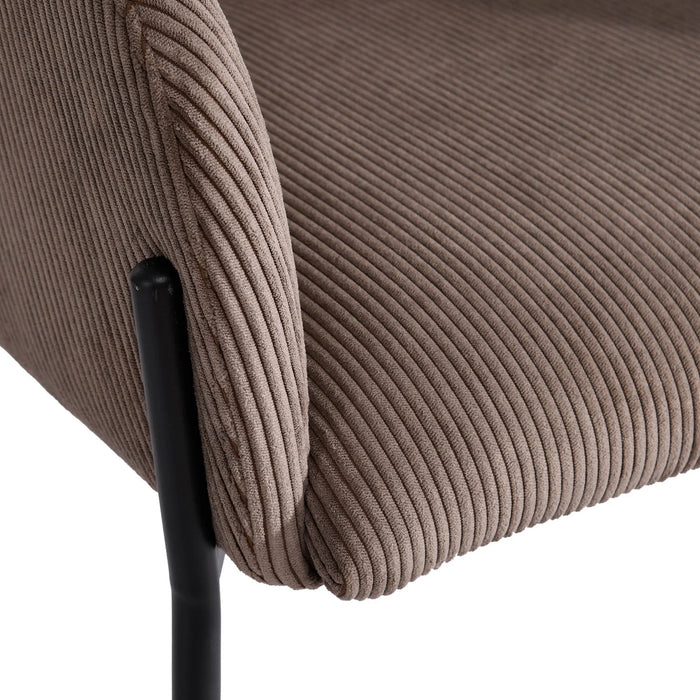 Allegra Dining Chair - Corduroy Brown