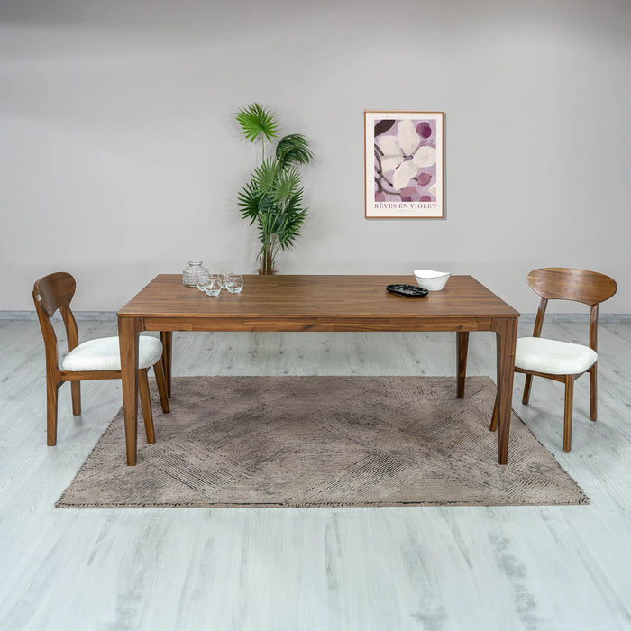 Allure 72" Wooden Dining Table