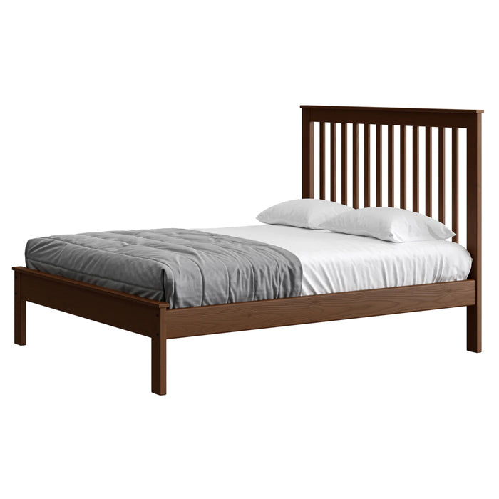 Mission 60" Queen Bed in Brindle Finish