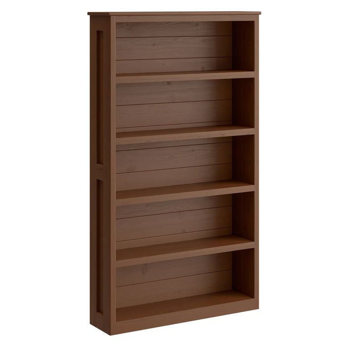 Bookcase, 42in Wide, 73in Tall in Brindle Finish
