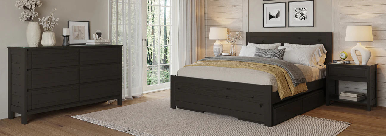 Wildroots King Platform Bed in Espresso Finish