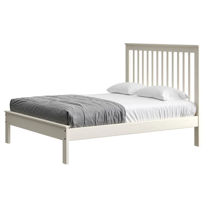 Mission 60" Queen Bed in Cloud Finish