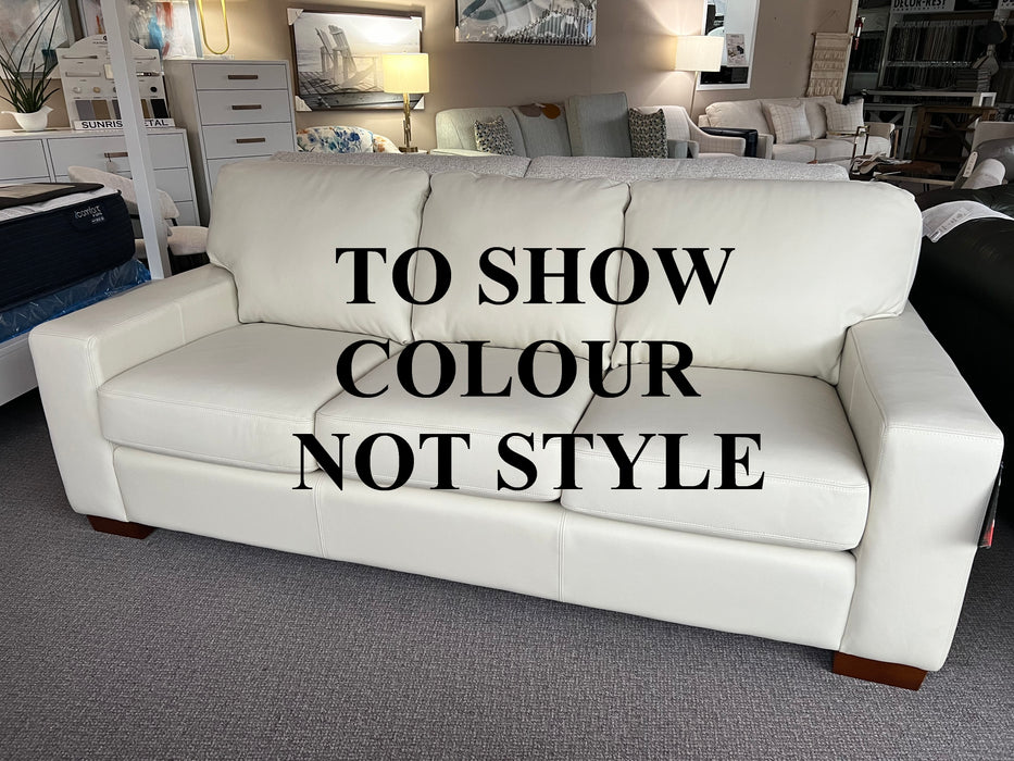 3795 Leather Sofa (Colour Not As Shown)