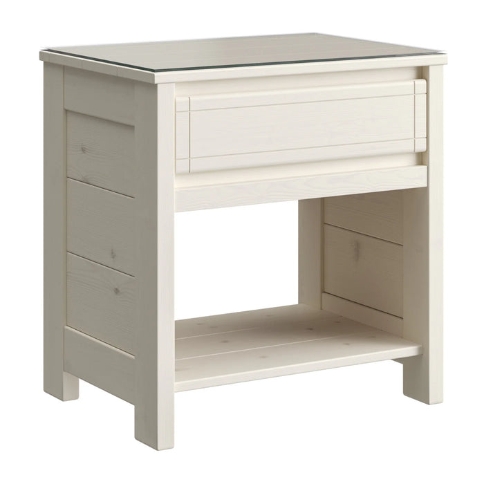 WildRoots Night Table in Cloud Finish