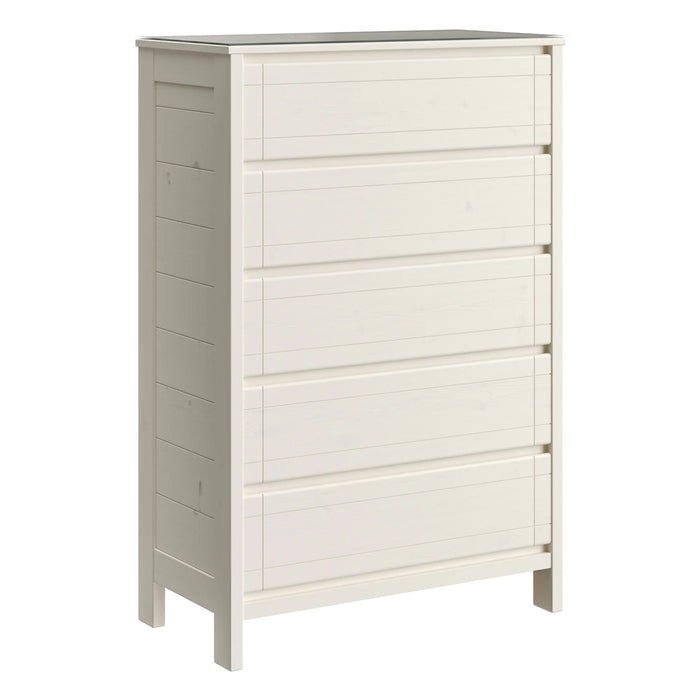 WildRoots 5 Drawer Chest in Cloud Finish
