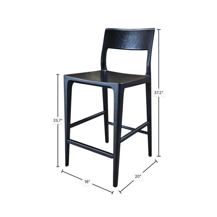 Catania Counter Stool - Black