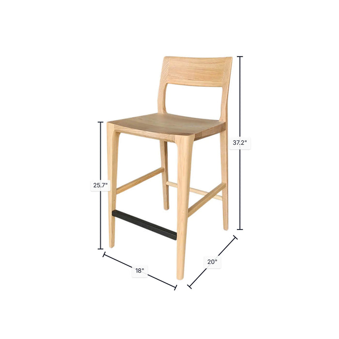 Catania Counter Stool - Natural
