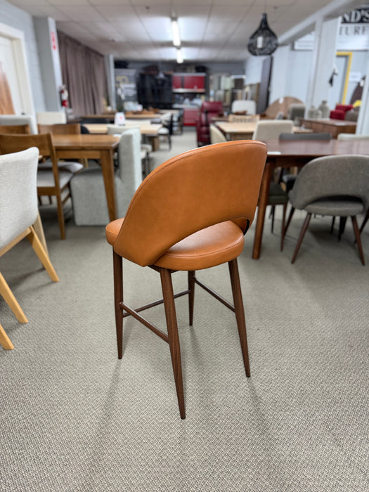 COCO Counter Stool (Cognac/Walnut)