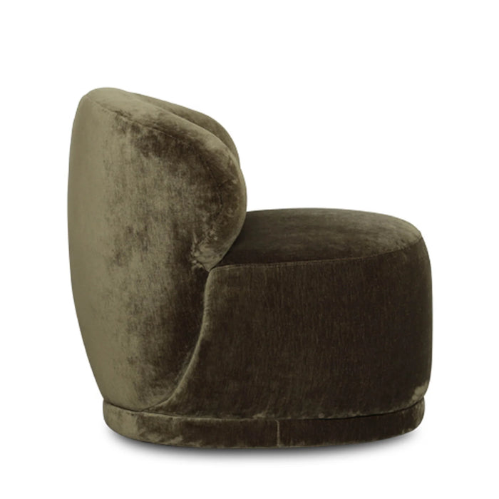 Rollo Club Chair - Distressed Khaki Green