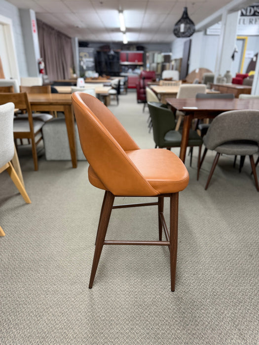 COCO Counter Stool (Cognac/Walnut)