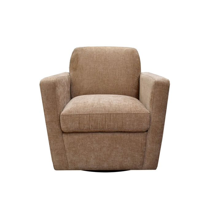 Cooper Swivel Club Chair (Latte Chenille)