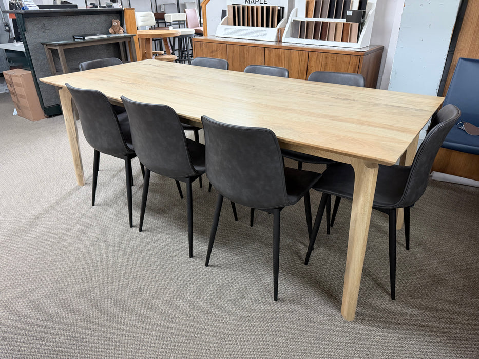 Kenzo 84" Dining Table w/ 8 Dining Chairs