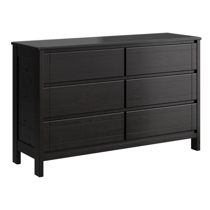 WildRoots 6 Drawer Dresser in Espresso Finish