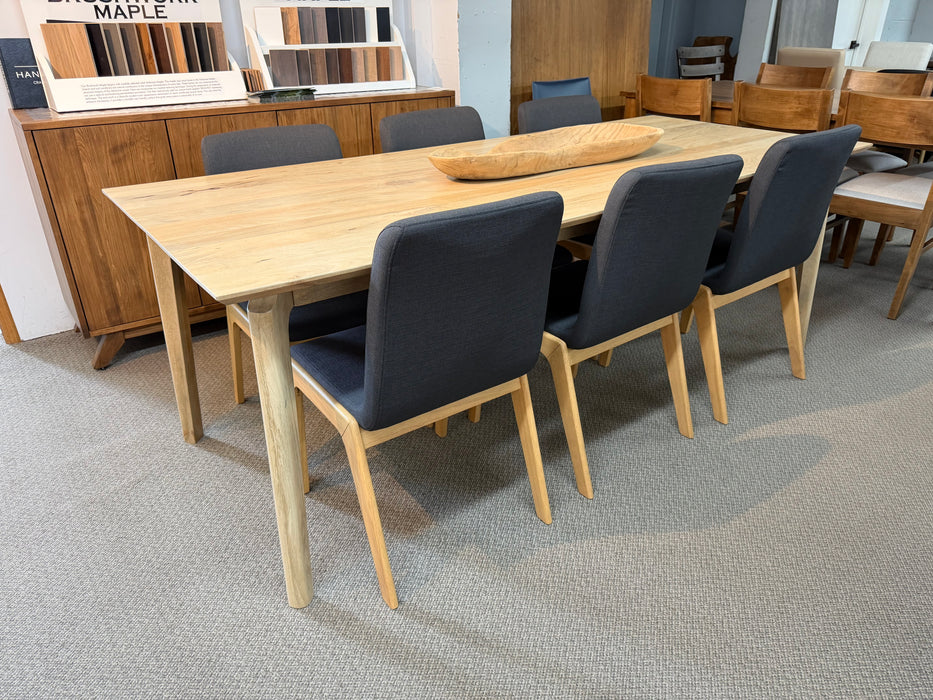 Kenzo 84" Dining Table w/ 6 Dining Chairs