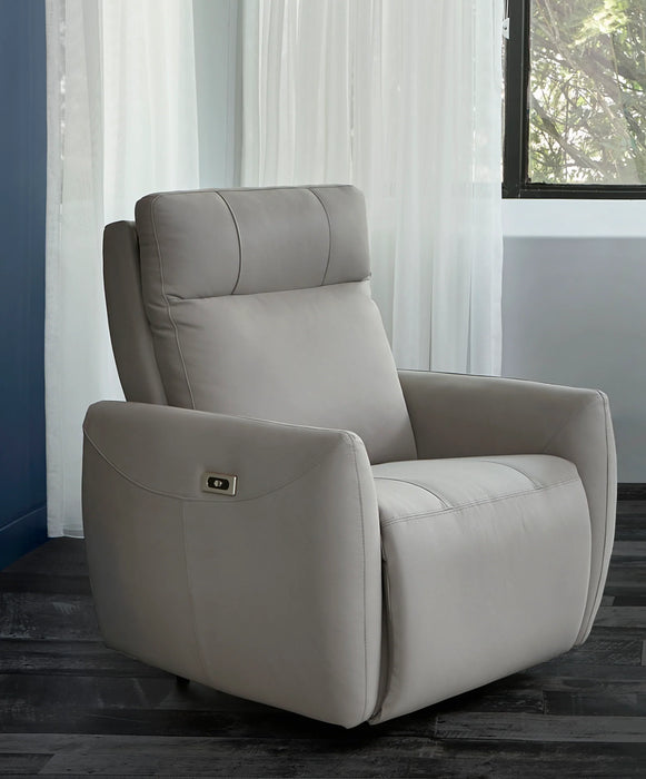 L0832 Leather Swivel/Glider Recliner w/Power