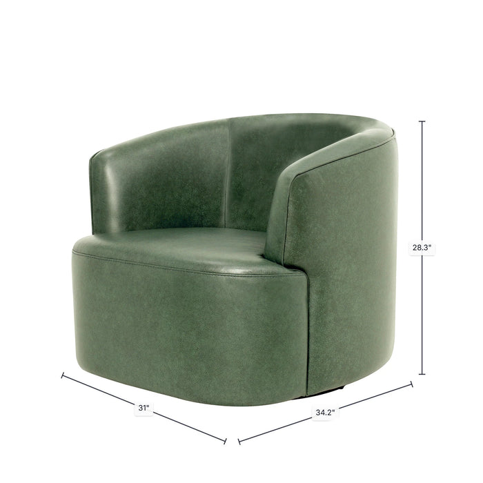 Fireside Swivel Club Chair (Forest)