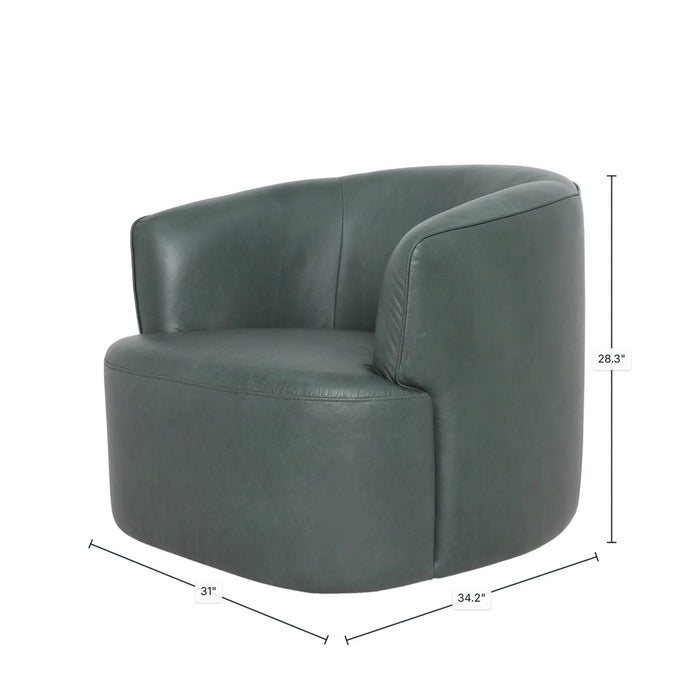 Fireside Swivel Club Chair (Deep Moss)