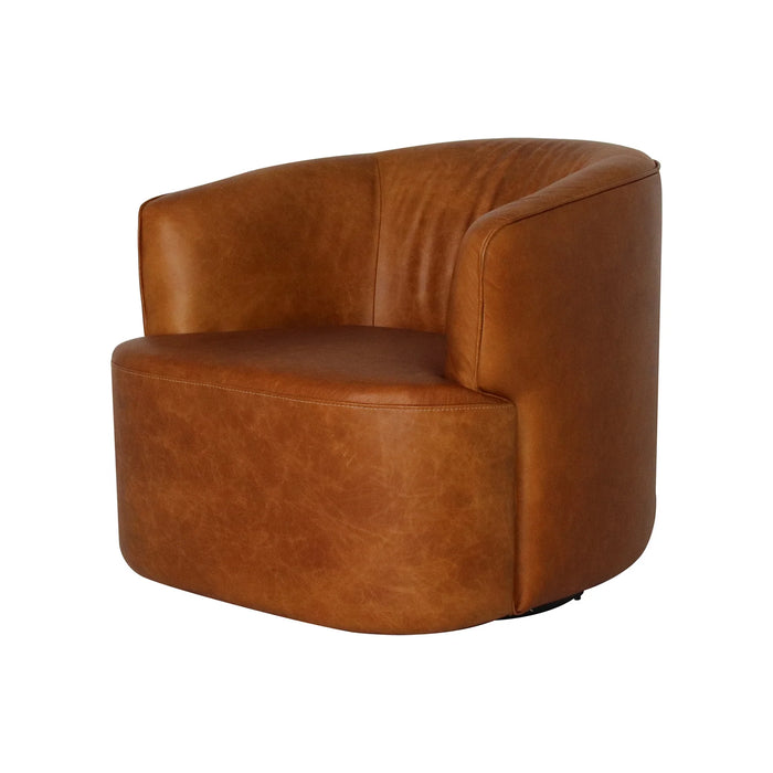 Fireside Swivel Club Chair (Saddle)