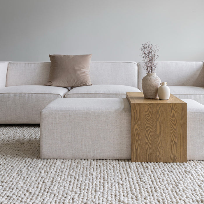 Forest Coffee Ottoman - Cream